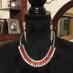 Ravishing statement  necklace and matching earring
